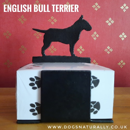 English Bull Terrier Note Block Holder